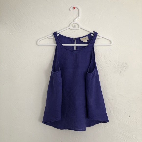 Anthropologie Maeve Linen Tank Top - Picture 2 of 4